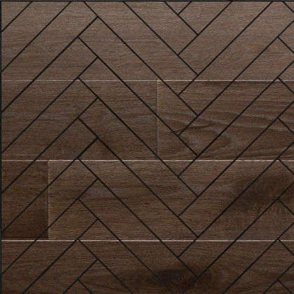 Инженерная доска Hajnowka Дуб Terra Английская Елка Рустик