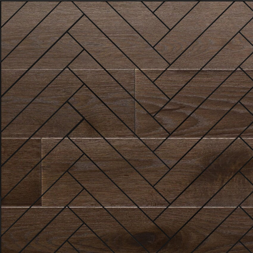 Инженерная доска Hajnowka Дуб Terra Английская Елка Рустик