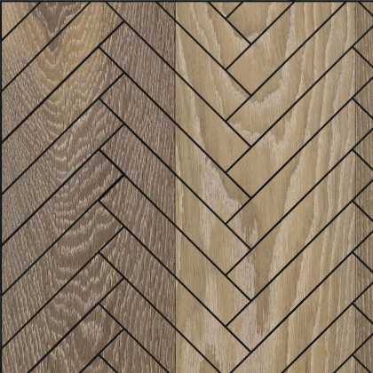 Инженерная доска Hajnowka Дуб Coconut Английская Елка Рустик