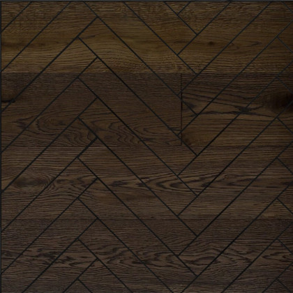 Инженерная доска Hajnowka Дуб Oborog Английская Елка Рустик