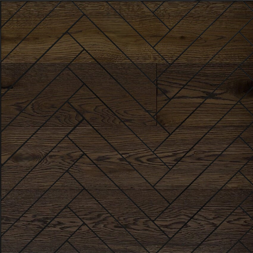 Инженерная доска Hajnowka Дуб Oborog Английская Елка Рустик