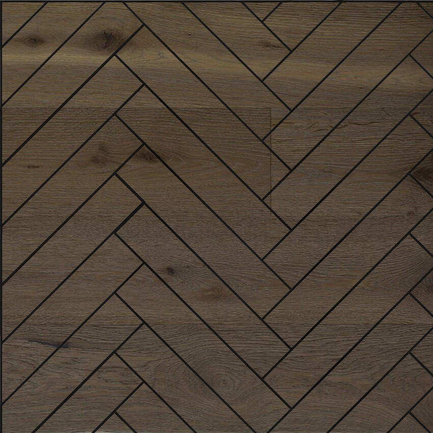 Инженерная доска Hajnowka Дуб Imshar Английская Елка Рустик