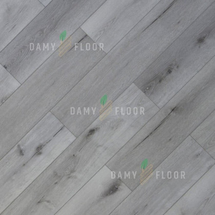 Кварцвиниловая плитка Damy Floor Family LVT клеевая Дуб Классический Серый T7020-2-LVT