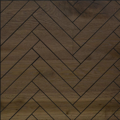 Инженерная доска Hajnowka Дуб Nikor Английская Елка Рустик