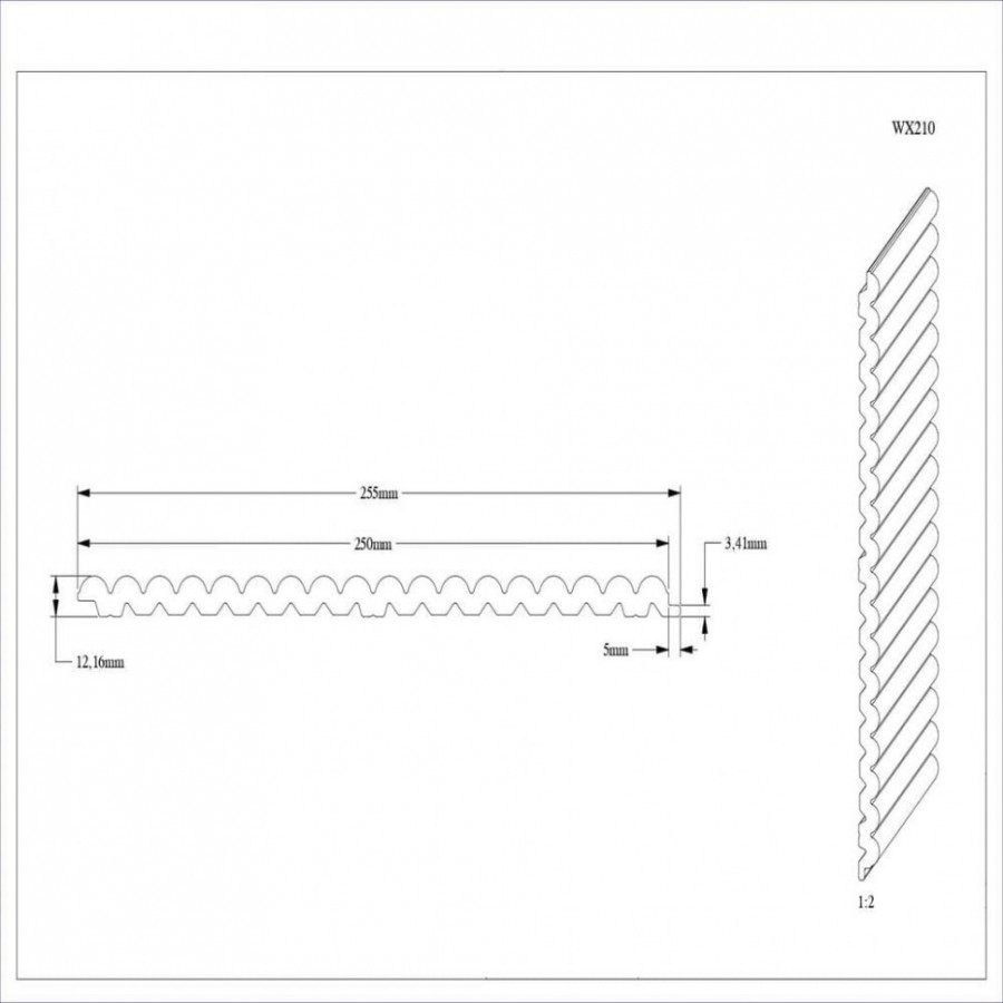Стеновая панель Orac Decor WX210 Reed
