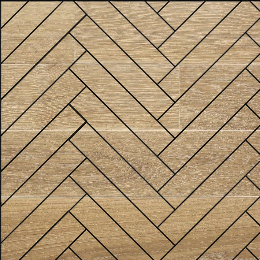 Инженерная доска Hajnowka Дуб Kamea Английская Елка Рустик