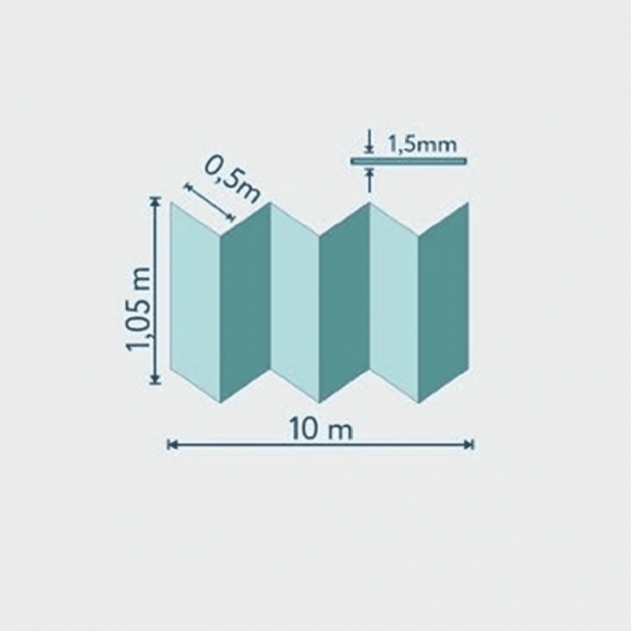 Подложка Солид гармошка под SPC 1.5 мм