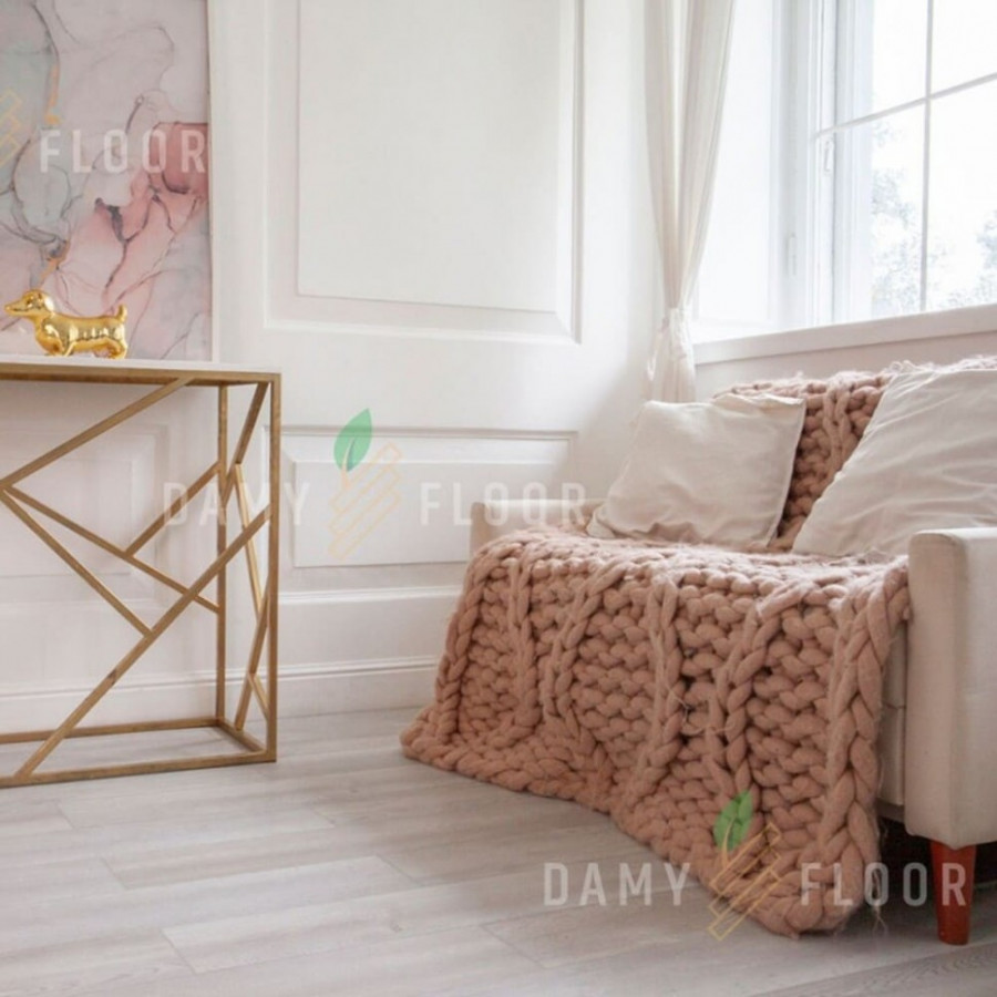 Кварцвиниловая плитка Damy Floor Family LVT клеевая Дуб Зимний TCM304-3-LVT