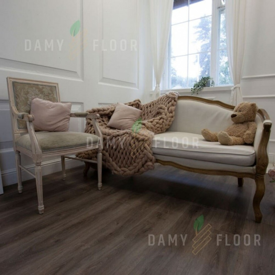 Кварцвиниловая плитка Damy Floor Family LVT клеевая Дуб Кантри TCM359-25-LVT