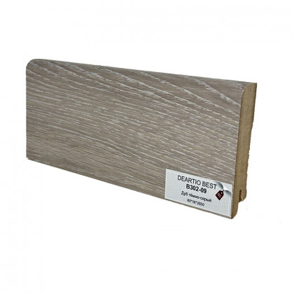 Плинтус напольный Deartio Дуб темно-серый B302-09