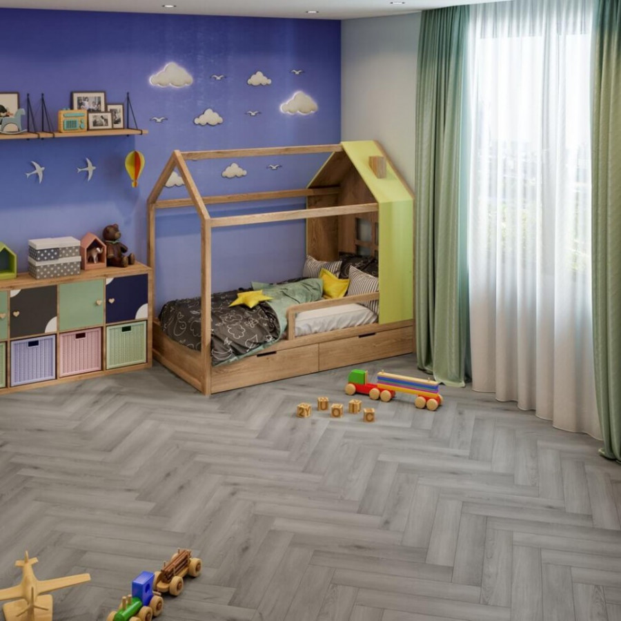 SPC ламинат Steinholz Herringbone STH042H Дахштайн