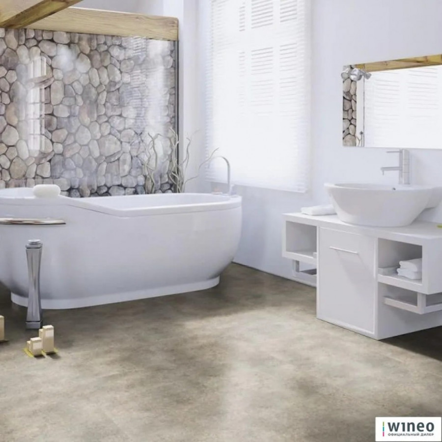 Биопол Wineo Purline Бетон Орнамент PL102C Биопол Wineo Purline Бетон Орнамент PL102C