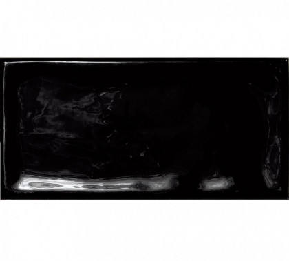 Настенная плитка El Barco Alfaro Negro Brillo 7.5×15
