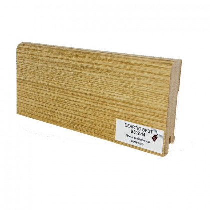 Плинтус напольный Deartio Ясень выбеленный B302-14