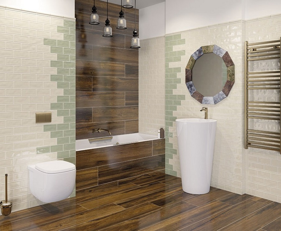 Настенная плитка El Barco Alfaro Sage Brillo 7.5×15