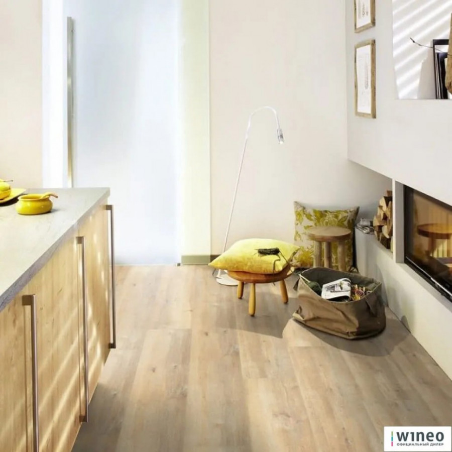 Биопол Wineo Purline Дуб Кремовый PL092C