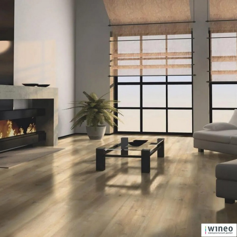 Биопол Wineo Purline Дуб Кремовый PL092C