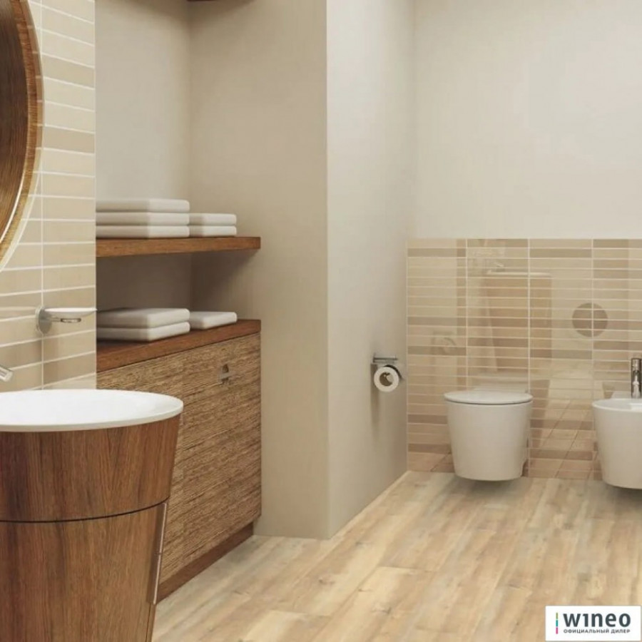 Биопол Wineo Purline Дуб Кремовый PL092C