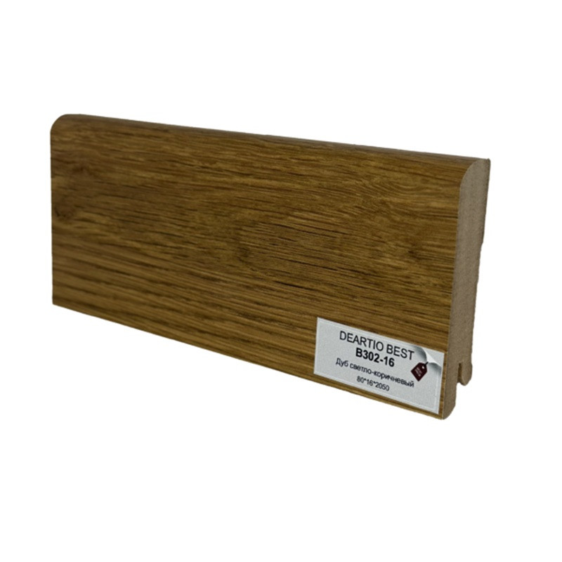 Плинтус напольный Deartio Дуб светло-коричневый B302-16