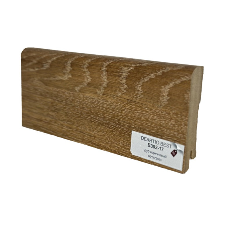 Плинтус напольный Deartio Дуб коричневый B302-17