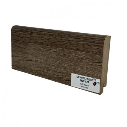 Плинтус напольный Deartio Дуб темный B302-21