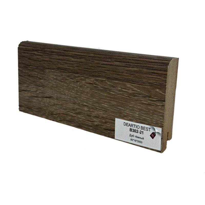 Плинтус напольный Deartio Дуб темный B302-21