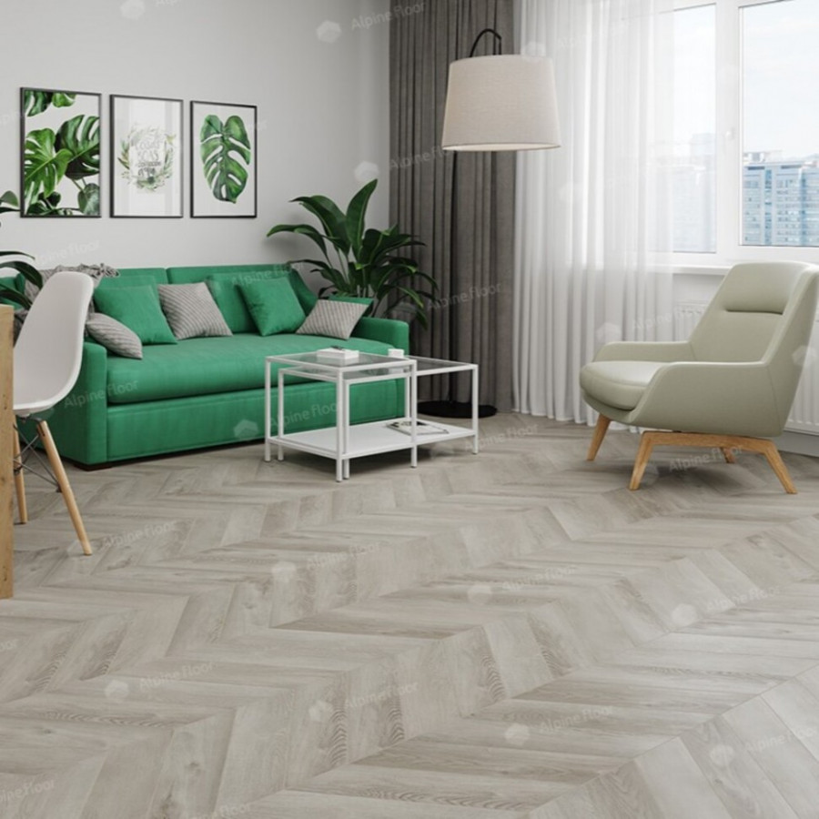 SPC Ламинат Alpine Floor Chevron Дуб Фантазия ECO 18-1 Французская елка SPC Ламинат Alpine Floor Chevron Дуб Фантазия ECO 18-1 Французская елка