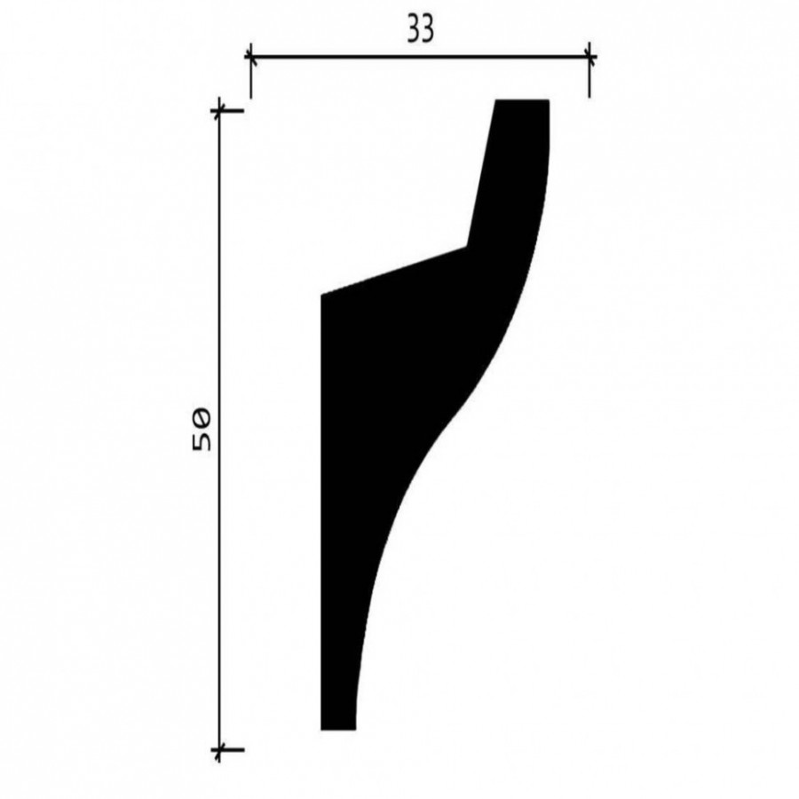 Карниз с отражателем Decor Dizayn DD506