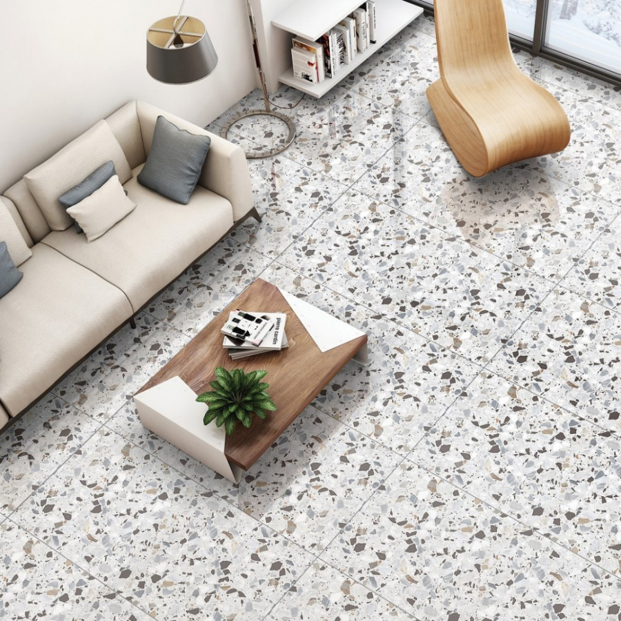 Керамогранит NT Ceramic Terrazzo White NTT99606M 600×1200