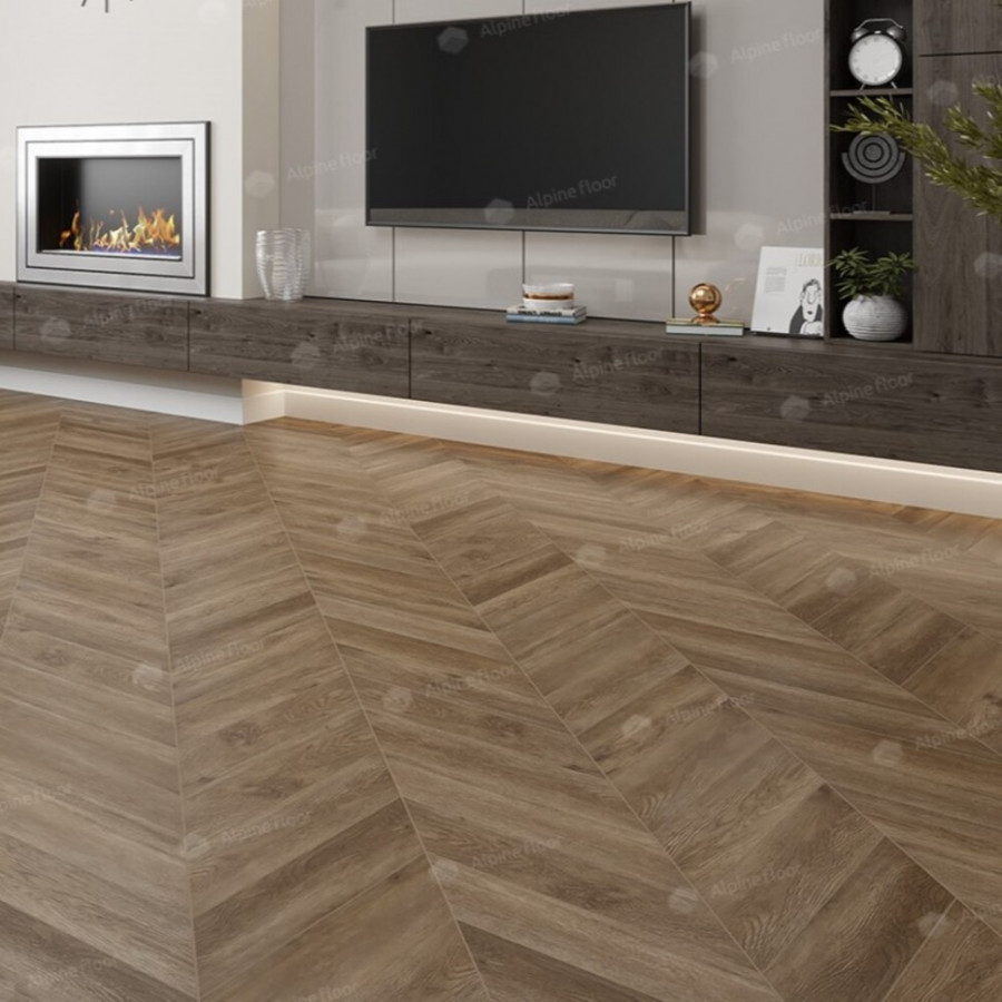 SPC Ламинат Alpine Floor Chevron Макадамия ECO 18-5 Французская елка SPC Ламинат Alpine Floor Chevron Макадамия ECO 18-5 Французская елка
