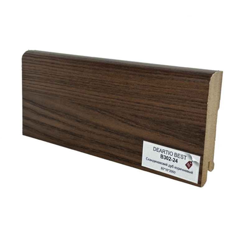 Плинтус напольный Deartio Скандинавский дуб коричневый B302-24