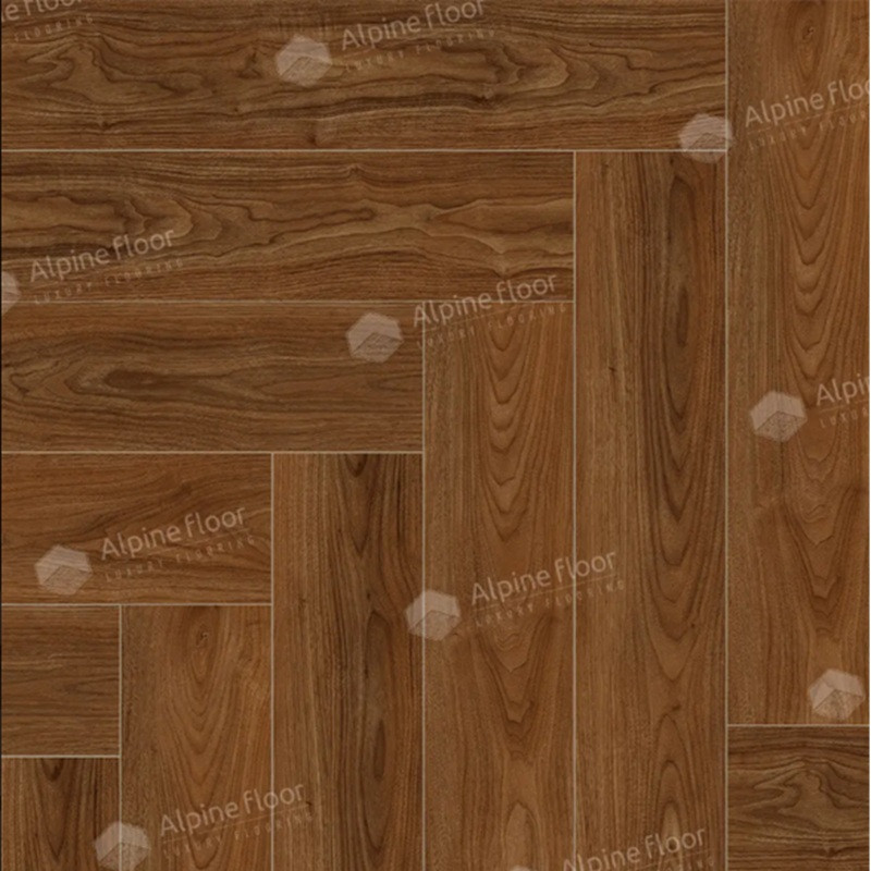 SPC ламинат Alpine Floor NUT Орех Нойер ECO 22-5 венгерская елка 600×125×4