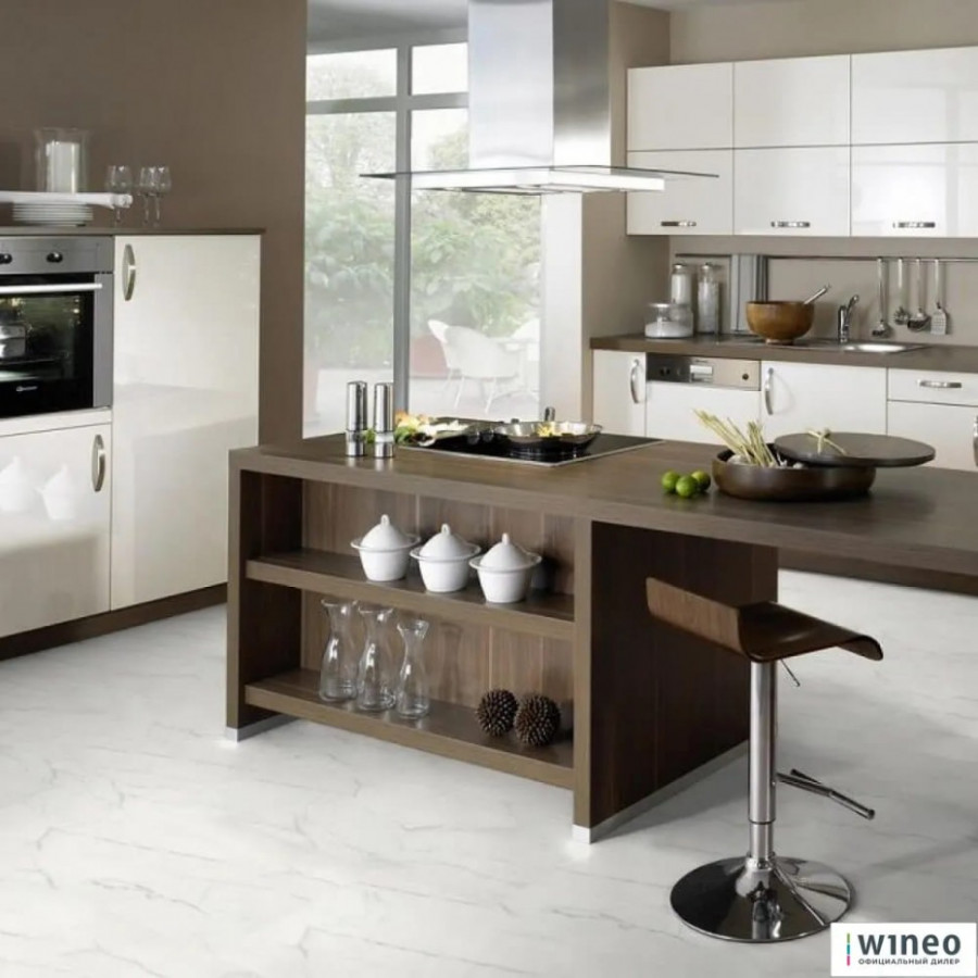 Биопол Wineo Purline Мрамор Белый PL090C