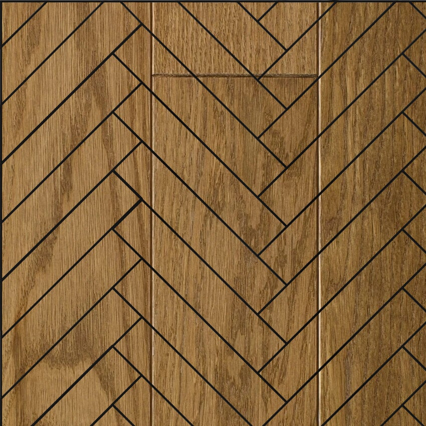 Инженерная доска Hajnowka Дуб Carmello Английская Елка Рустик