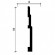 Плинтус напольный Decor Dizayn DD705