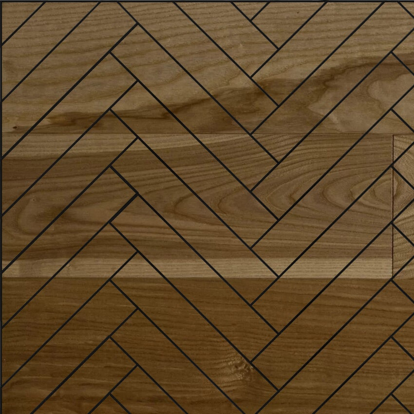 Инженерная доска Hajnowka Ясень Tanso Английская Елка Рустик