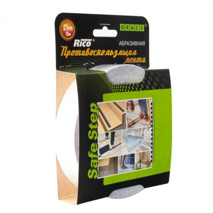 Лента противоскользящая Rico прозрачная 25 мм