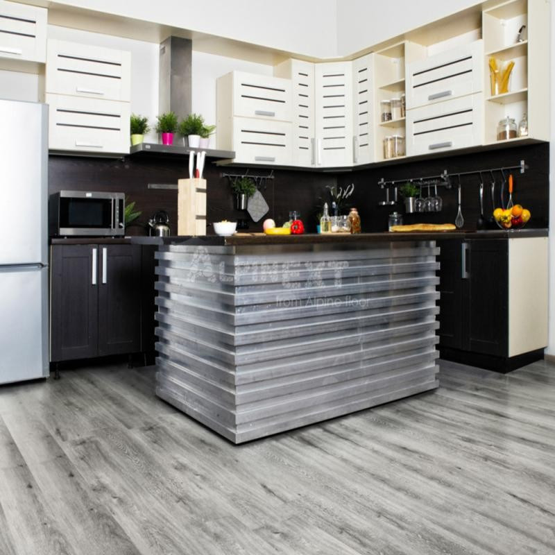 ПВХ плитка Alpine Floor Ясень Серый ECO 134-5