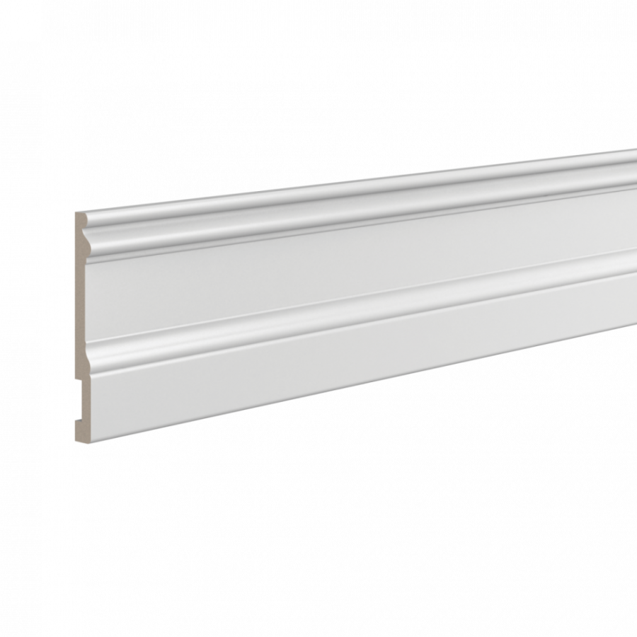 Плинтус деревянный под покраску Ultrawood Base 002 W Плинтус деревянный под покраску Ultrawood Base 002 W