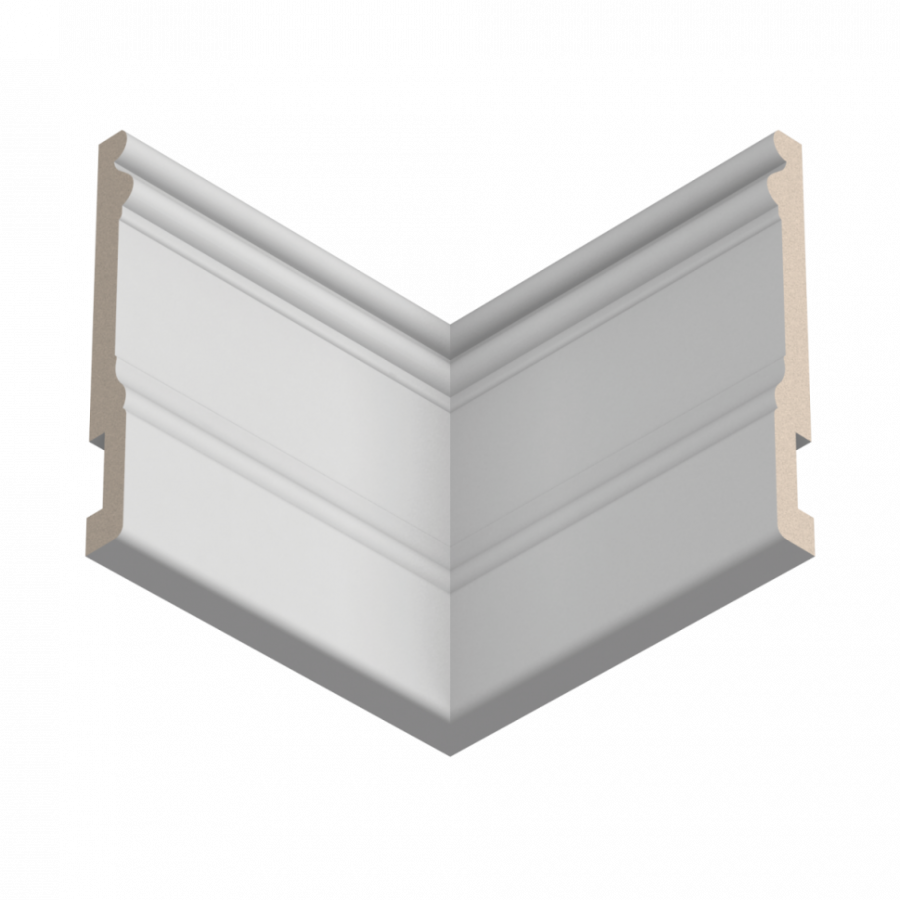 Плинтус деревянный под покраску Ultrawood Base 002 W Плинтус деревянный под покраску Ultrawood Base 002 W