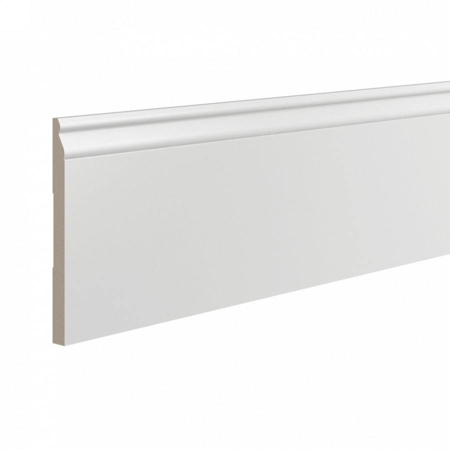 Плинтус деревянный под покраску Ultrawood Base 007 W Плинтус деревянный под покраску Ultrawood Base 007 W