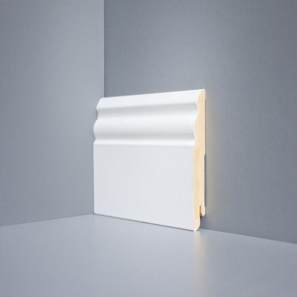 Плинтус напольный Deartio Universal Белый U 105-100