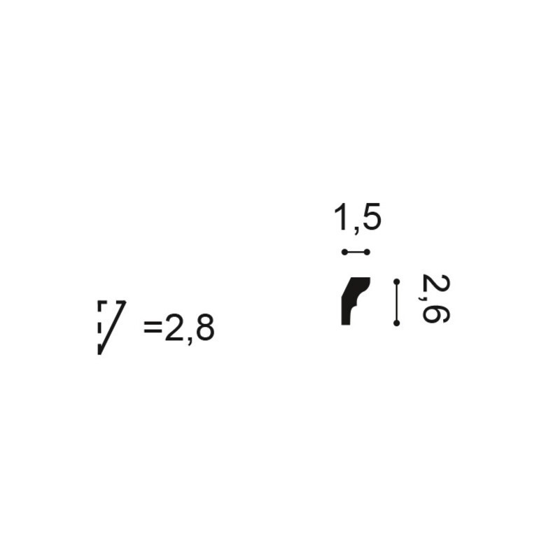 Карниз Orac Decor CX111