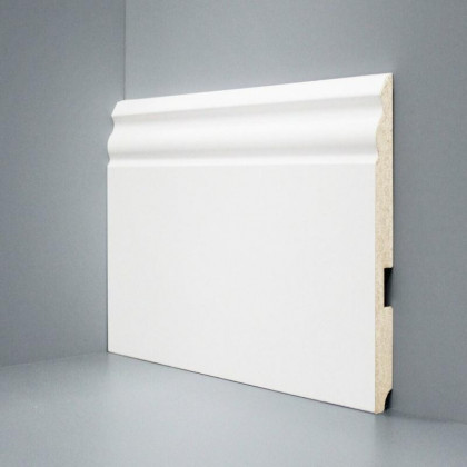 Плинтус напольный Deartio Universal Белый U 105-150