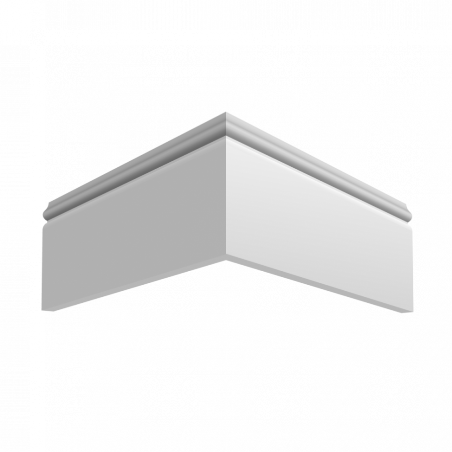 Плинтус деревянный под покраску Ultrawood Base 5501 W