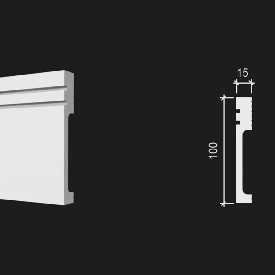 Плинтус напольный Decor Dizayn DD719