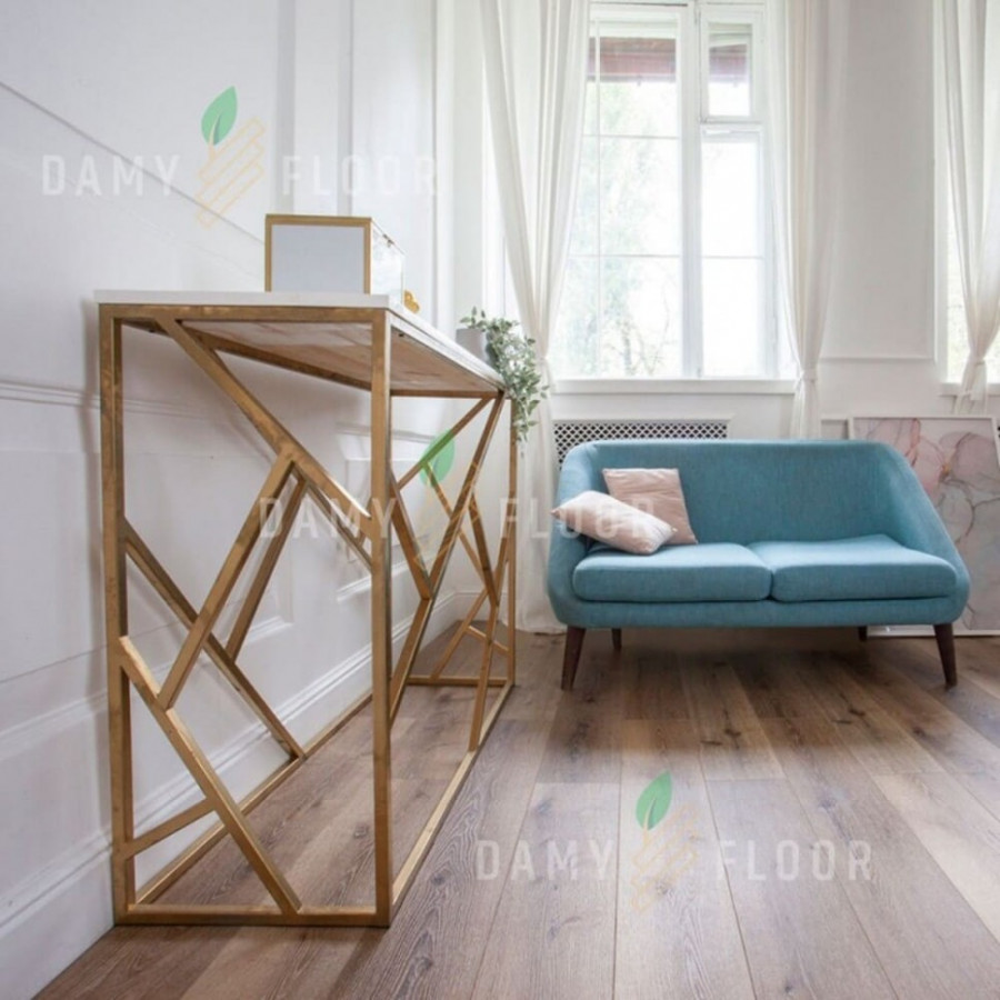 Кварцвиниловая плитка Damy Floor Family LVT клеевая Дуб Провинциальный T7020-4-LVT