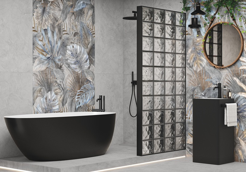 Керамогранит Delacora Bahamas Floristry Dark D120240G 600×1200 Керамогранит Delacora Bahamas Floristry Dark D120240G 600×1200