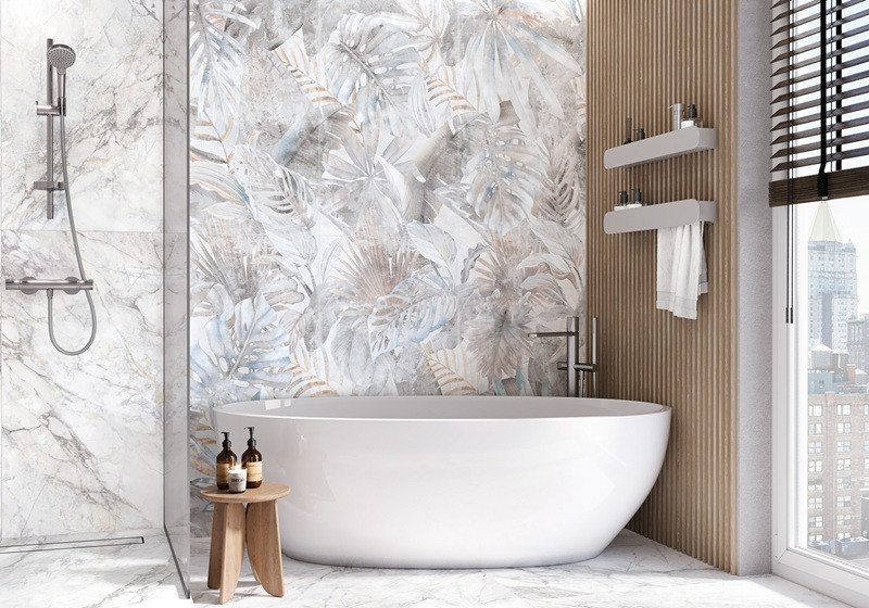 Керамогранит Delacora Bahamas Floristry Light D120241G 600×1200 Керамогранит Delacora Bahamas Floristry Light D120241G 600×1200