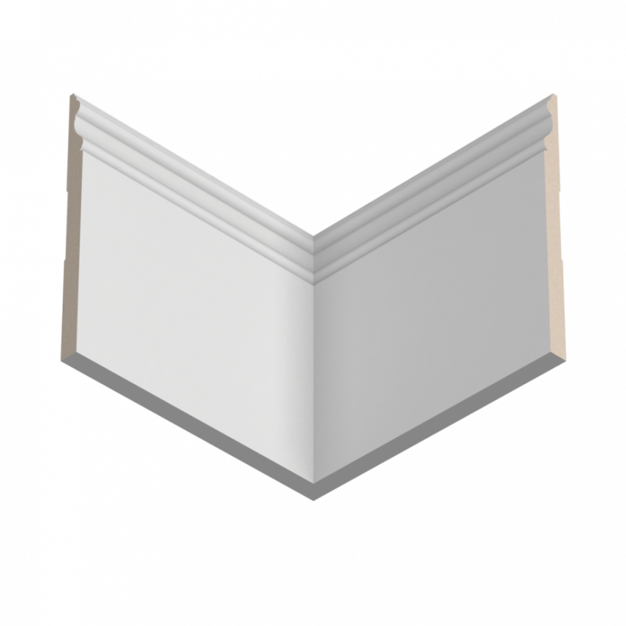 Плинтус ЛДФ под покраску Ultrawood Base 005 i Плинтус ЛДФ под покраску Ultrawood Base 005 i